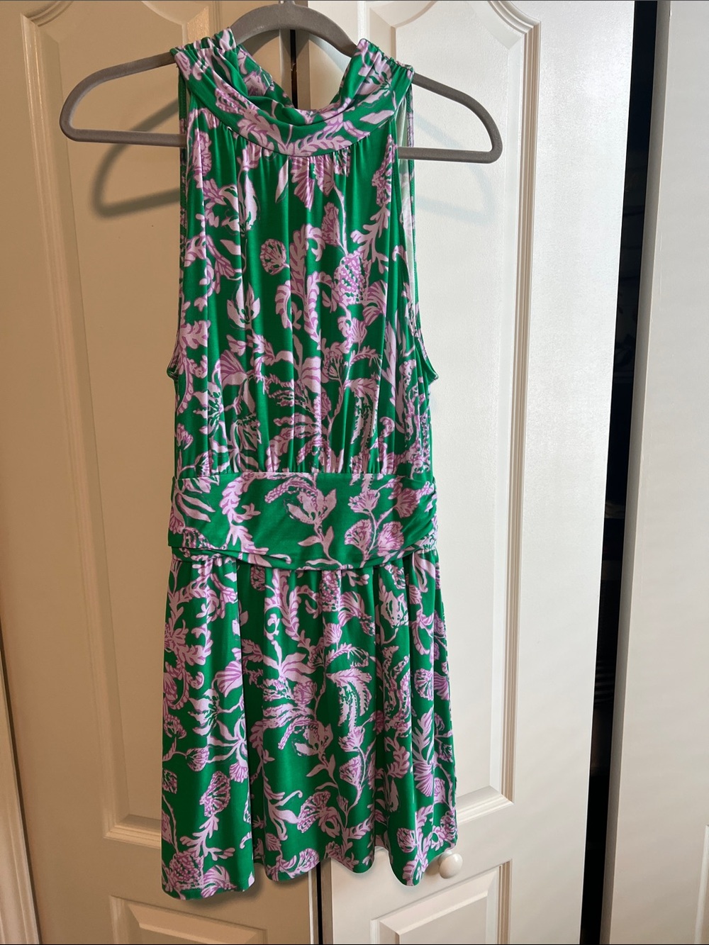 Lilly Pulitzer “Palm Beach Coral” print one piece romper